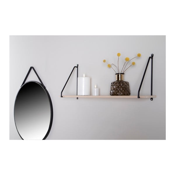 Černá police z masivu pavlovnie Arnhem - House Nordic-image-3