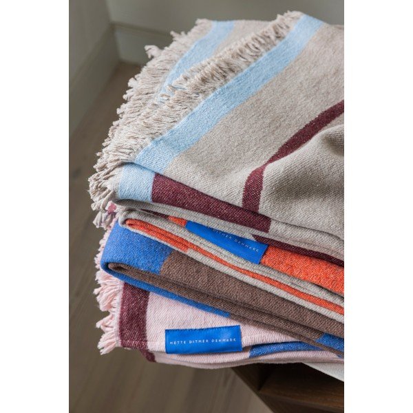 Béžová deka 130x175 cm Studio – Mette Ditmer Denmark-image-4