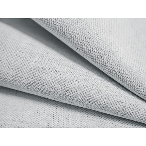 Světle šedá čalouněná dvoulůžková postel s úložným prostorem/bez čela s roštem 140x200 cm Susan – Micadoni -image-4