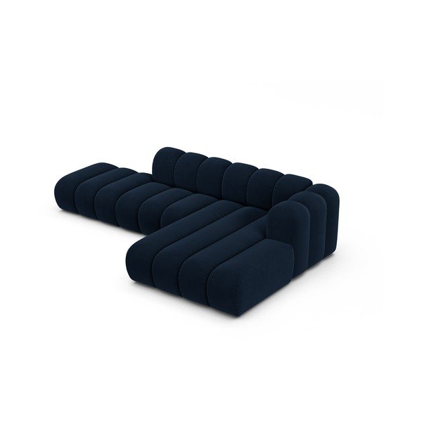 Tmavě modrá rohová pohovka (pravý roh) Lupine – Micadoni Home-image-2