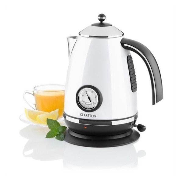 Bílá rychlovarná konvice Klarstein Aquavita Chalet-image-2