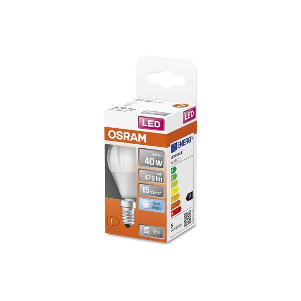 Neutrální LED žárovka E14, 5 W – Candellux Lighting-image-3