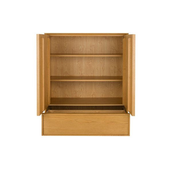 Skříňka z jasanového dřeva v přírodní barvě 100x120x45 cm Raster – Zuiver-image-2