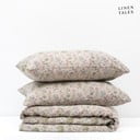 Lněné povlečení na jednolůžko v přírodní barvě 140x200 cm Botany 2 – Linen Tales