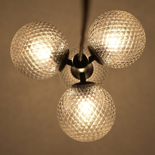 Černé závěsné svítidlo SULION Musa, výška 120 cm-image-2