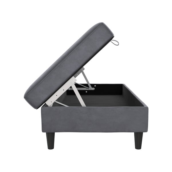 Šedá sametová podnožka Hartford – Støraa-image-3