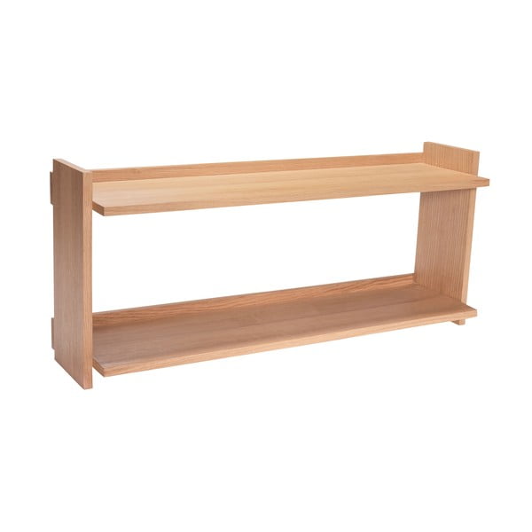 Patrová police v dekoru dubu v přírodní barvě 100 cm Forma – Hübsch-image-2