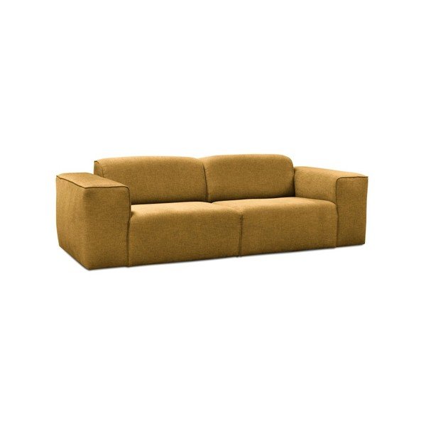 Žlutá trojmístná pohovka Cosmopolitan Design Phoenix-image-1