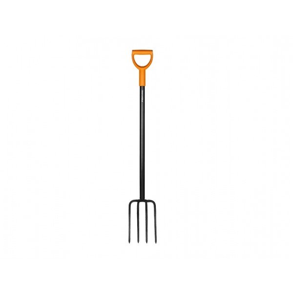 Černé ocelové rycí vidle Fiskars Solid