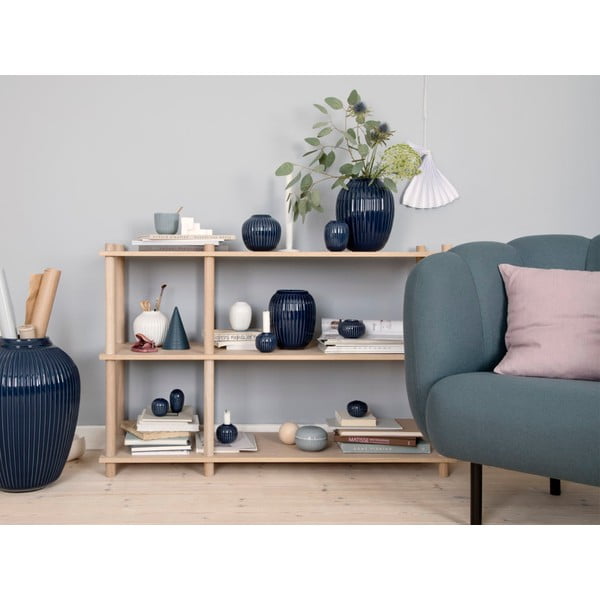 Tmavě modrá kameninová váza Kähler Design Hammershoi, ⌀ 8,5 cm-image-3