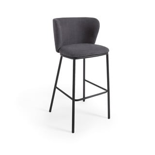 Tmavě šedé barové židle v sadě 2 ks 102 cm Ciselia – Kave Home