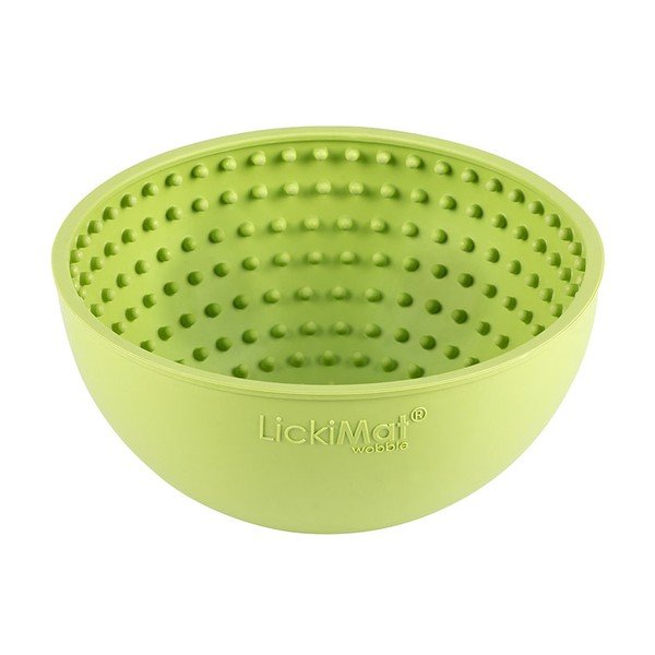 Lízací miska Wobble Light Green – LickiMat-image-1