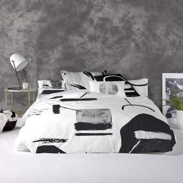 Bavlněný povlak na peřinu Blanc Shapes, 200 x 200 cm-image-1