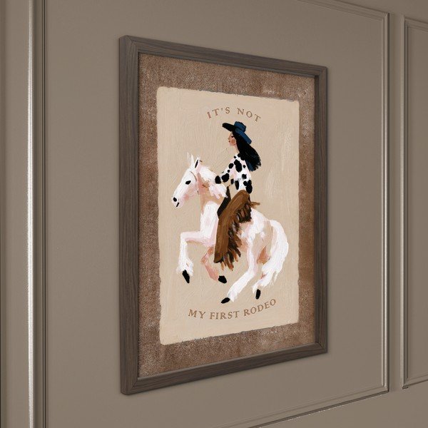 Tištěný obraz s rámem 30x40 cm Rodeo – Styler-image-1