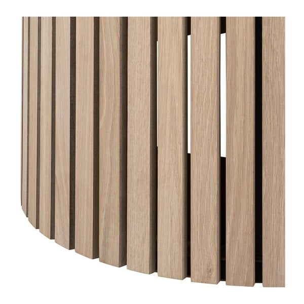 Kulatý jídelní stůl s deskou v dubovém dekoru ø 120 cm Linley – Actona-image-4