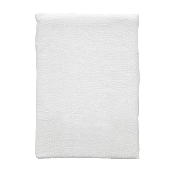 Bílé povlečení z bio bavlny 200x140 cm Wave Optical - Södahl-image-2