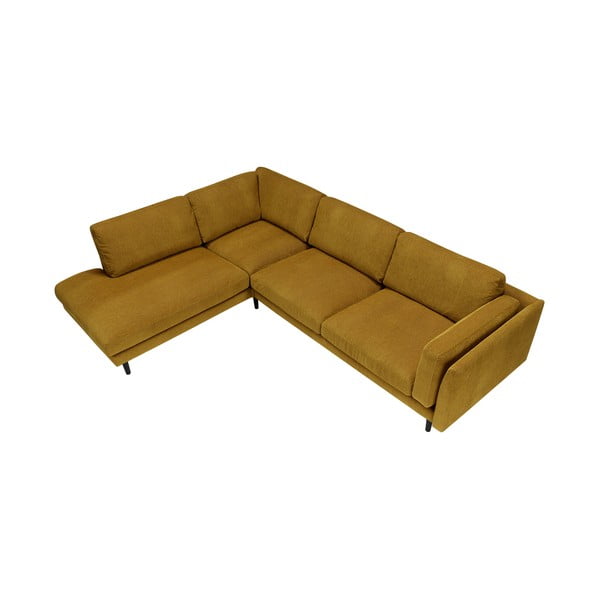 Tmavě žlutá rohová pohovka Sigge - Sits-image-2