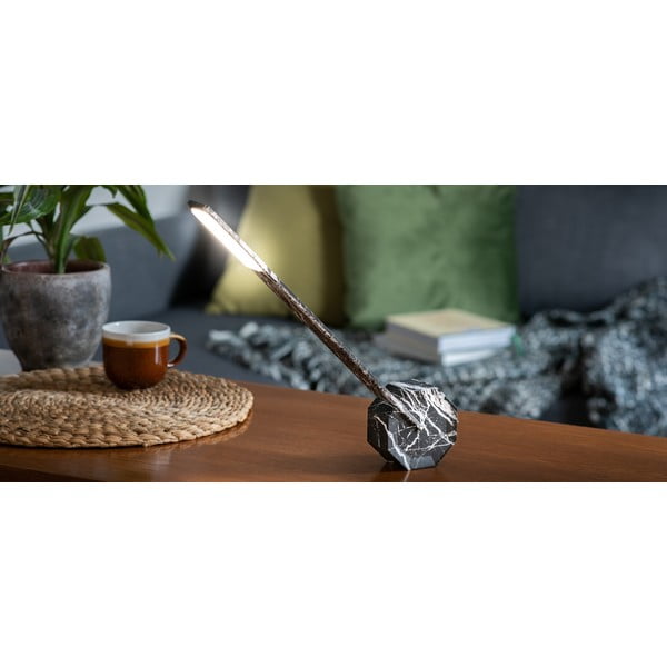 Černá LED stolní lampa (výška 38 cm) Octagon One – Gingko-image-4