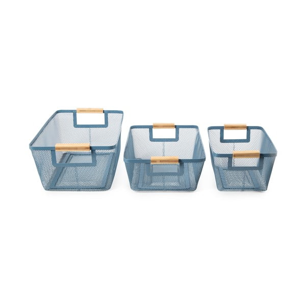 Drátěné kovové košíky v sadě 3 ks – Compactor-image-3
