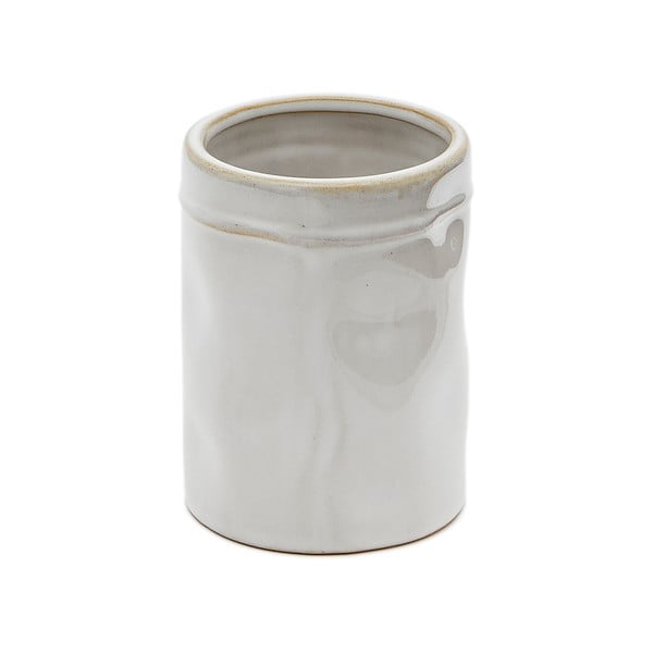 Krémový keramický kelímek na zubní kartáčky Savel – Kave Home-image-3
