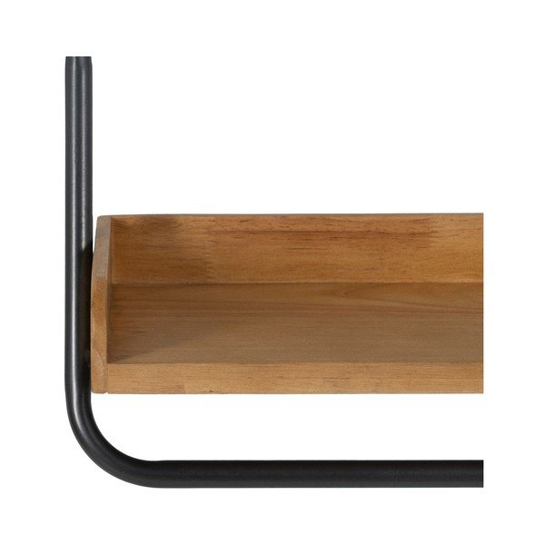 Police z kaučukového dřeva v přírodní barvě 120 cm – Ixia-image-4