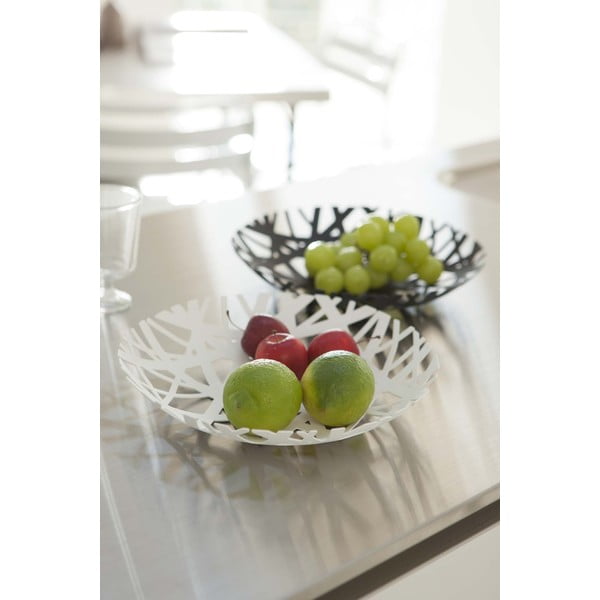 Černá mísa na ovoce YAMAZAKI Tower, ø 26 cm-image-3