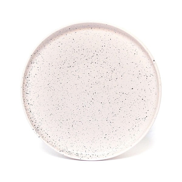 Světle růžový kameninový malý talíř ÅOOMI Dust, ø 20 cm