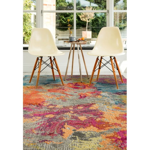 Červený koberec 230x160 cm Colores Cloud - Asiatic Carpets-image-1