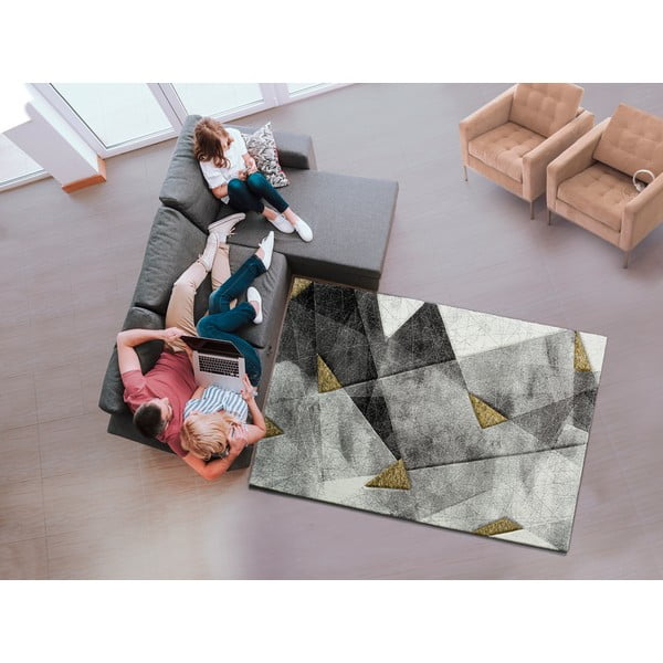 Šedo-žlutý koberec Bianca Grey, 160 x 230 cm-image-1