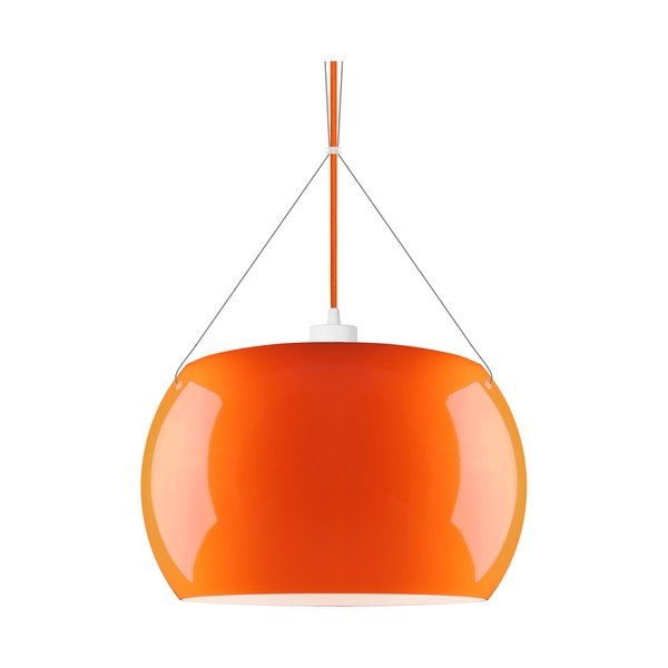 Oranžové lesklé závěsné svítidlo Sotto Luce MOMO-image-2