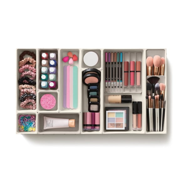 Béžové koupelnové organizéry v sadě 12 ks Viva – Joseph Joseph-image-4