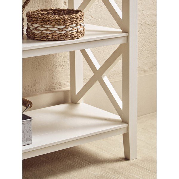 Bílý regál z borovicového dřeva 120x81x40 cm Heritage – Premier Housewares-image-2