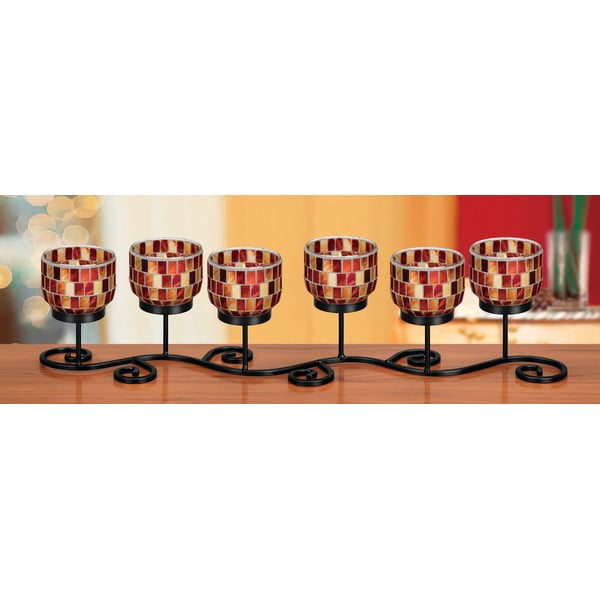 Kovový svícen na čajovou svíčku – Deco Pleasure-image-1