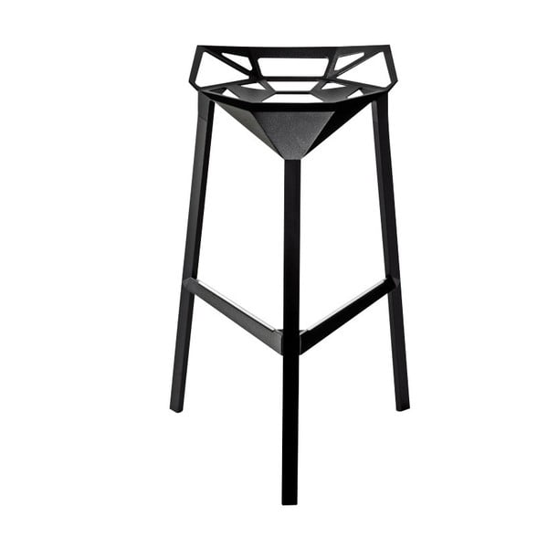 Černá barová židle Magis One, výška 84 cm