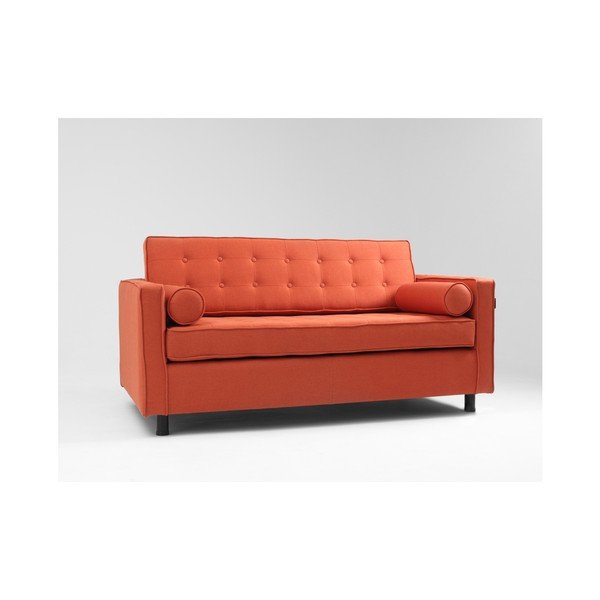 Oranžová rozkládací dvoumístná pohovka Custom Form Topicc-image-1