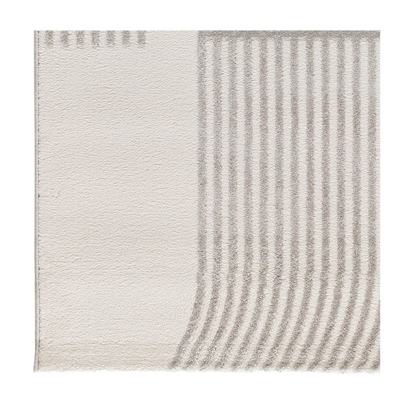 Koberec ve světle šedé a slonovinové barvě 80x150 cm Flora – Universal-image-3