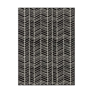 Černý koberec Ragami Velvet, 120 x 170 cm