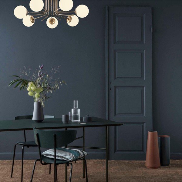 Bílé/v mosazné barvě stropní svítidlo se skleněným stínidlem ø 15 cm Daisy – Opviq lights-image-1