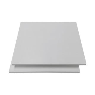 Bílé police pro modulární policový systém 2 ks, 32x1 cm Mistral Kubus - Hammel Furniture