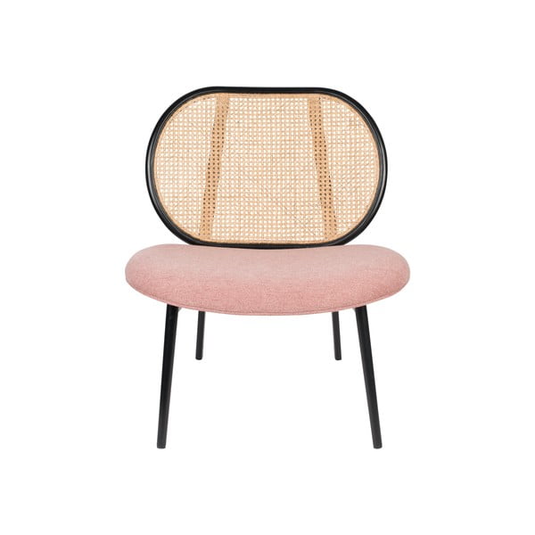 Růžovo-hnědé křeslo Zuiver Spike-image-2