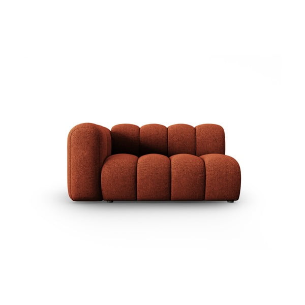 Modul pohovky v cihlové barvě (levý roh) Lupine – Micadoni Home