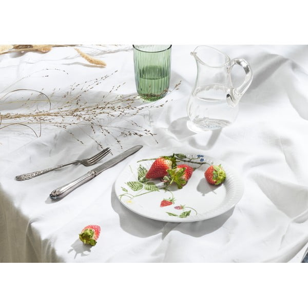 Bílý dezertní  porcelánový talíř ø 22 cm Hammershøi Summer – Kähler Design-image-1