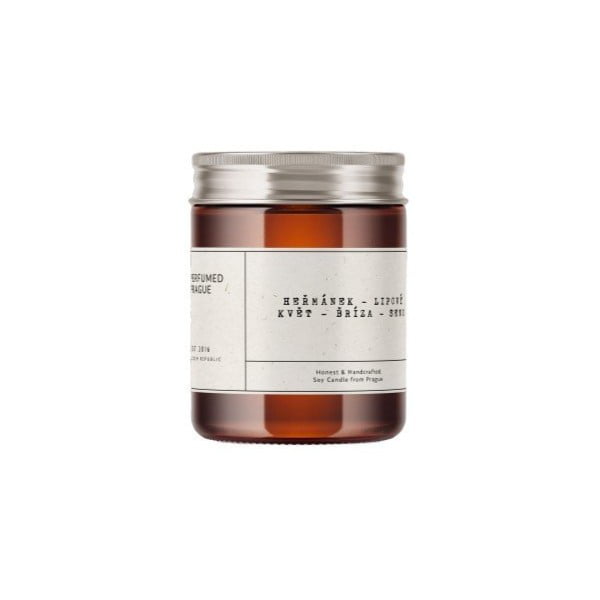 Vonná sojová svíčka doba hoření 40 h #57 Chamomile, Linden, Birch – Perfumed Prague-image-3