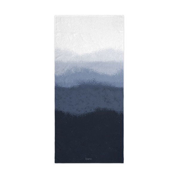 Bílo-modrá osuška 70x150 cm Nightfall – Blanc-image-2