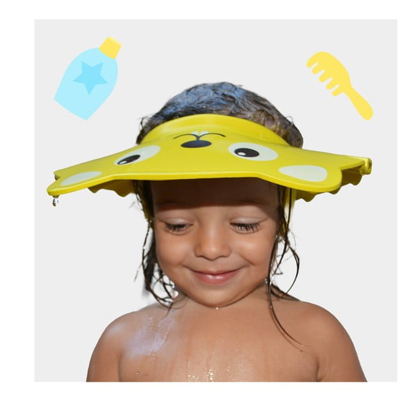 Žlutá ochranná čepice do sprchy - Rocket Baby