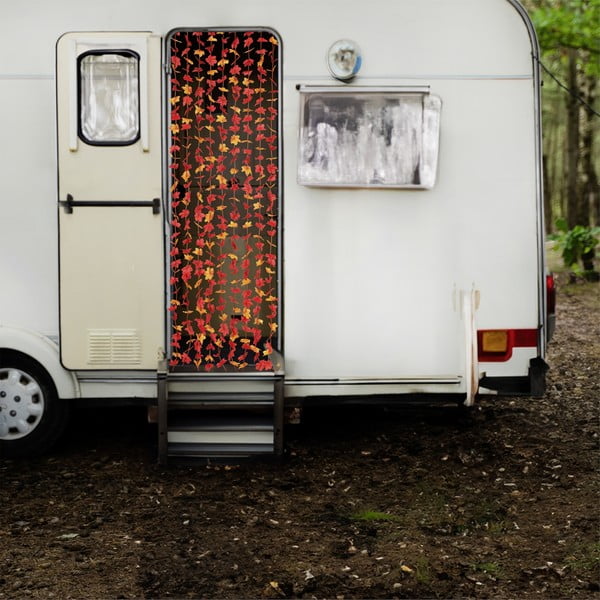 Červený závěs do dveří 90x190 cm Indian Summer – Maximex-image-2