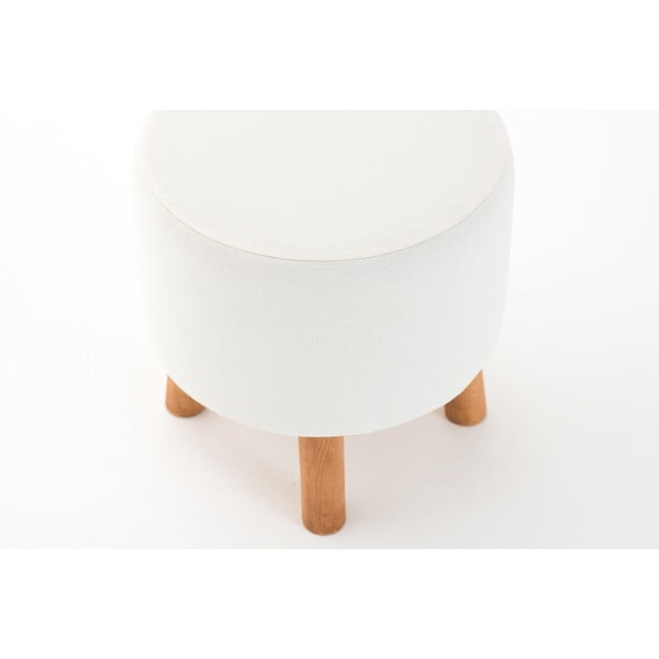 Bílý taburet Silindir  – Balcab Home-image-3