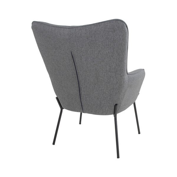 Šedé křeslo House Nordic Glasgow-image-4