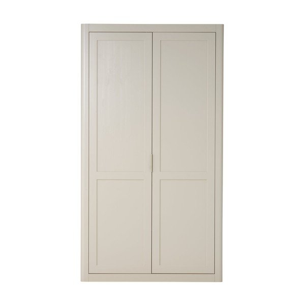 Světle šedá skříňka z borovicového dřeva 120x217x48 cm Gunnar – WOOOD