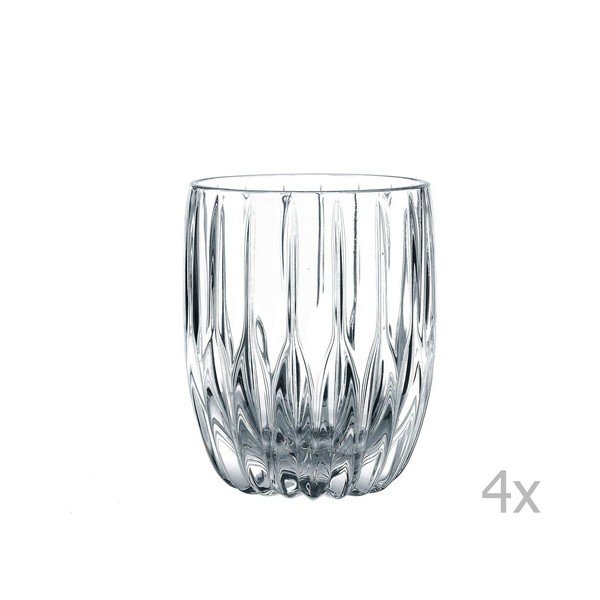 Sada 4 sklenic na whiskey z křišťálového skla Nachtmann Prestige, 290 ml